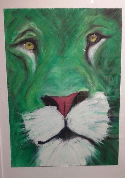 grøn lion